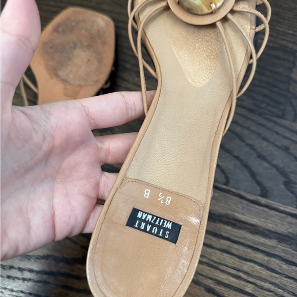 Stuart Weitzman Tan Women's Sandals - Picture 2 of 4